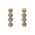 Small Beads Earring Greige Marble - Vanessa Baroni