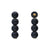 Small Beads Earring Matt Black - Vanessa Baroni