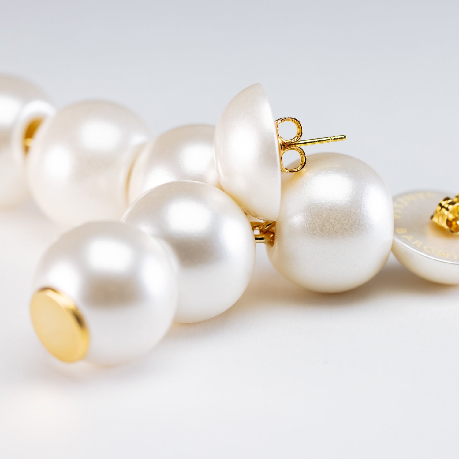 Small Beads Earring Pearl