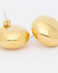 Button Earring Gold - Vanessa Baroni