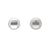 Button Earring Silver - Vanessa Baroni