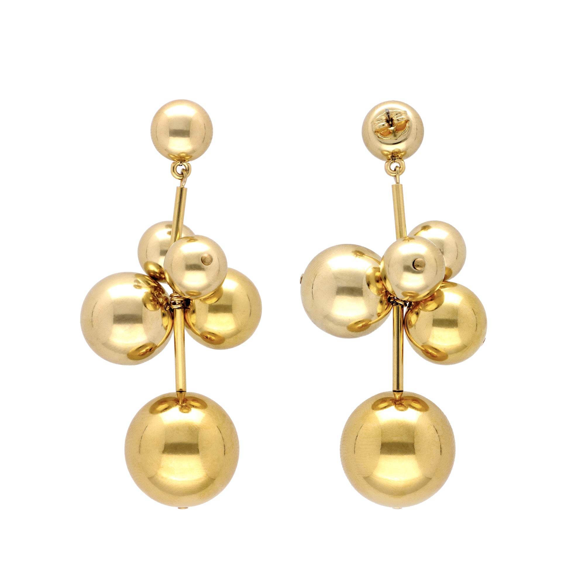 New Multi Beads Earring Gold - Vanessa Baroni