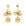 New Multi Beads Earring Gold - Vanessa Baroni