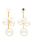 New Multi Beads Earring Pearl - Vanessa Baroni