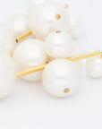 New Multi Beads Earring Pearl - Vanessa Baroni