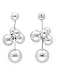 New Multi Beads Earring Silver - Vanessa Baroni