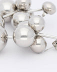 New Multi Beads Earring Silver - Vanessa Baroni