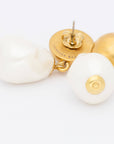 Organic Pearl Earring Pearl