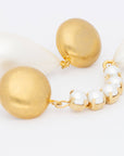 Irregular Pearl Earring Pearl - Vanessa Baroni