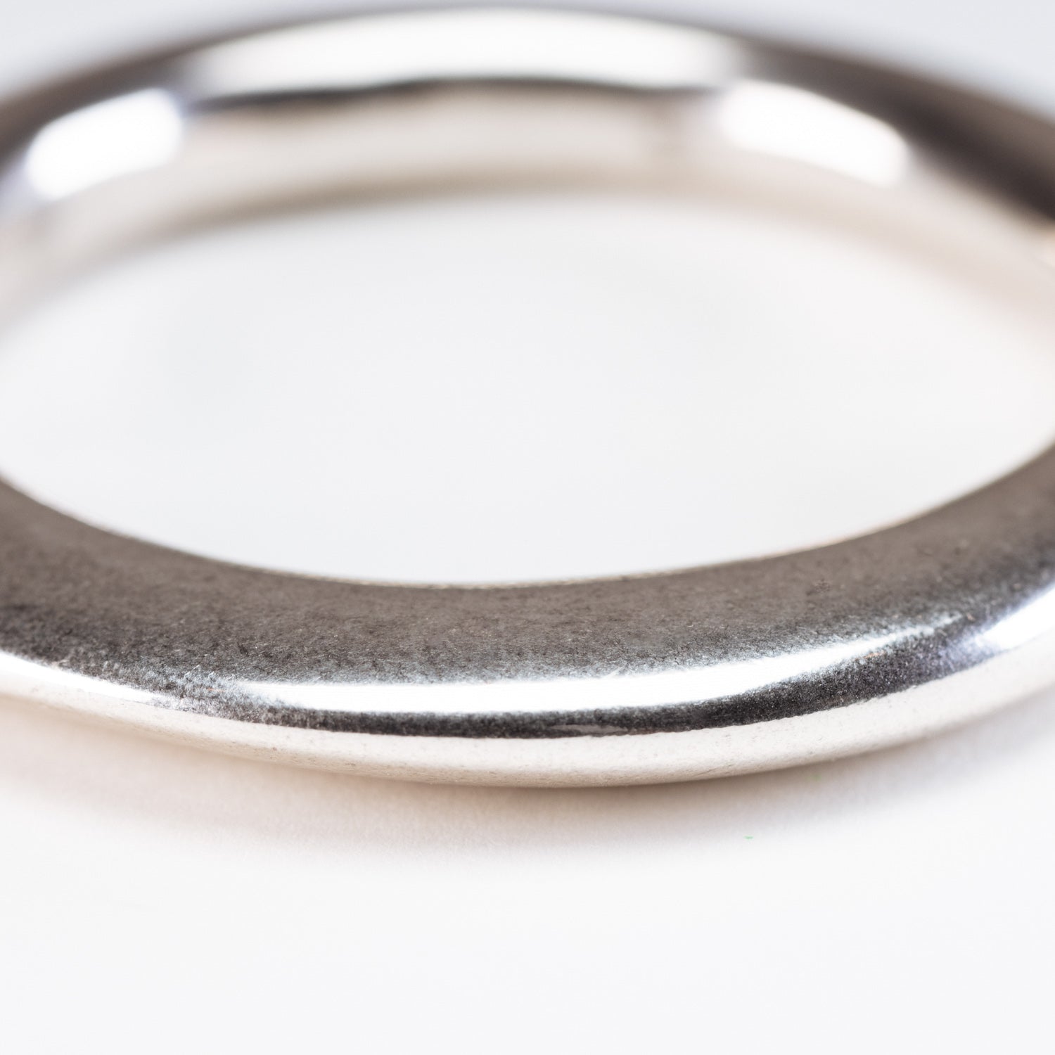 Flat Bangle Silver Vintage