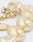 Multi Shell Necklace Gold