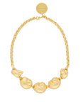 Multi Shell Necklace Gold