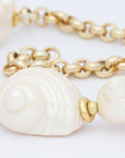 Multi Shell Necklace Pearl