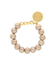 Mini Beads Bracelet Champagner Pearl