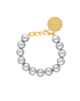 Mini Beads Bracelet Grey Pearl - Vanessa Baroni