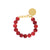 Mini Beads Bracelet Red Marble - Vanessa Baroni