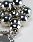 Mini Beads Necklace Silver