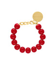 Mini Beads Bracelet Scarlet Red - Vanessa Baroni