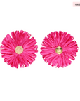 Sunflower Earring Fuchsia - Vanessa Baroni