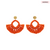 Sunray Earring Orange - Vanessa Baroni