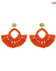 Sunray Earring Orange - Vanessa Baroni