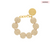 Raffia Beads Bracelet Natural - Vanessa Baroni