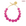 Raffia Beads Necklace Fuchsia - Vanessa Baroni