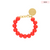 Mini Beads Bracelet Neon Coral - Vanessa Baroni