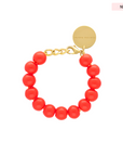 Mini Beads Bracelet Neon Coral - Vanessa Baroni