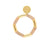 Flex Bracelet Gold - Biancone Marble - Vanessa Baroni