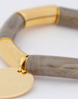 Flex Bracelet Gold - Greige Marble - Vanessa Baroni