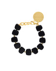 Mini Organic Shaped Bracelet Matt Black - Vanessa Baroni