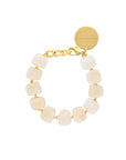 Mini Organic Shaped Bracelet Pearl Marble