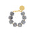 Organic Shaped Bracelet Inked Grey Marble - Vanessa Baroni