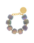 Organic Shaped Bracelet Iridescent Clear - Vanessa Baroni