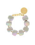 Organic Shaped Bracelet Iridescent Solid - Vanessa Baroni