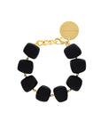 Organic Shaped Bracelet Matt Black - Vanessa Baroni