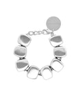 Organic Shaped Bracelet Silver