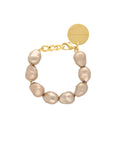 Organic Pearl Bracelet Champagner Pearl