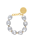 Organic Pearl Bracelet Grey Pearl - Vanessa Baroni