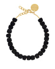 Mini Organic Shaped Necklace Matt Black - Vanessa Baroni