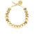 Small Organic Shaped Necklace Gold - Vanessa Baroni