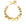 Big Organic Shaped Necklace Gold - Vanessa Baroni