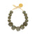 Big Organic Shaped Necklace Light Olive Marble - Vanessa Baroni