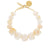 Big Organic Shaped Necklace Pearl Marble - Vanessa Baroni