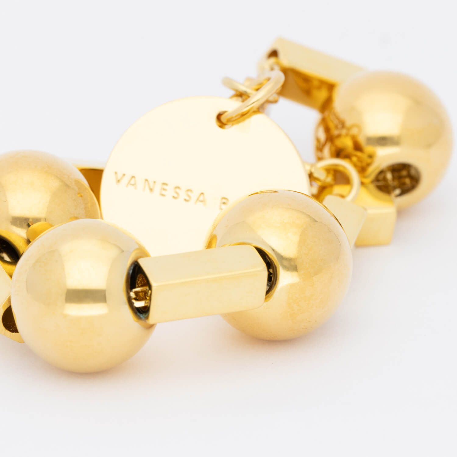 Ball Chain Bracelet Gold - Vanessa Baroni