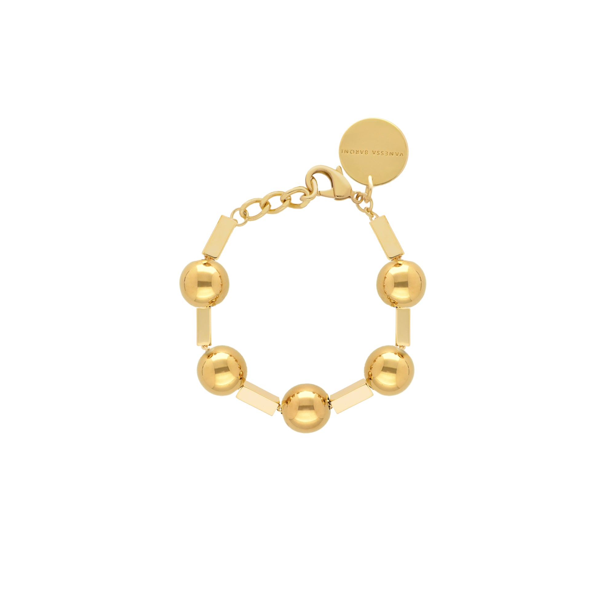 Ball Chain Bracelet Gold - Vanessa Baroni