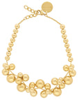 New Multi Beads Collier Gold - Vanessa Baroni