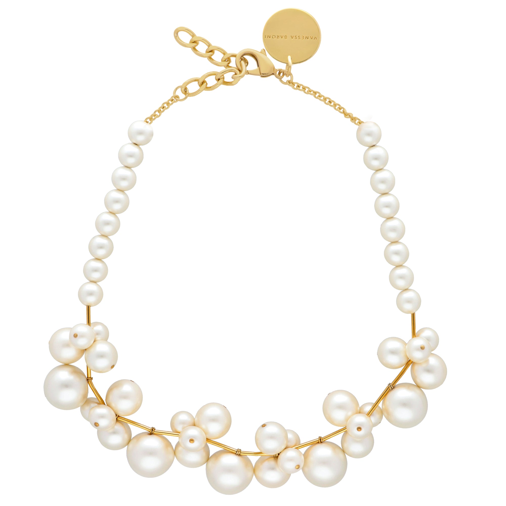 New Multi Beads Collier Pearl - Vanessa Baroni