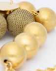 Wrapped Beads Necklace Gold Vintage - Vanessa Baroni